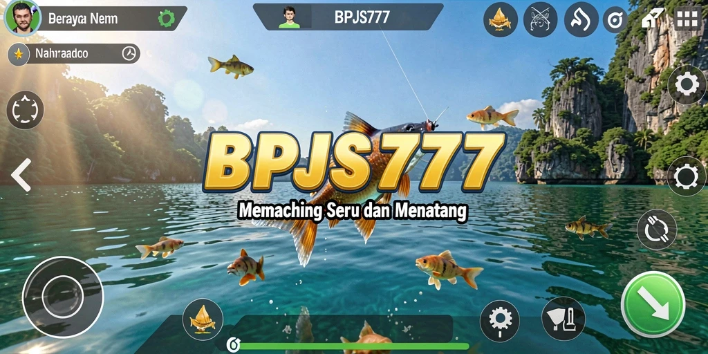 Gameplay seru dari BPJS777 menangkap ikan di berbagai lokasi.