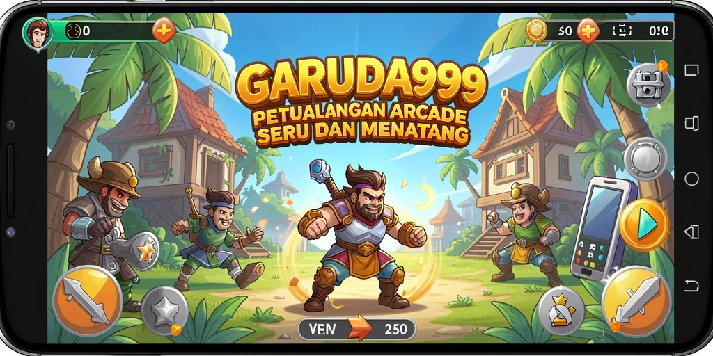 Tampilan gameplay seru dan menantang GARUDA999 dengan grafik memukau.