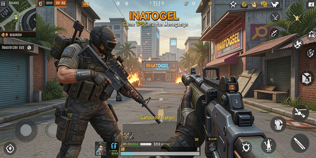 Tampilan gameplay seru dalam INATOGEL dengan pertempuran yang mendebarkan.