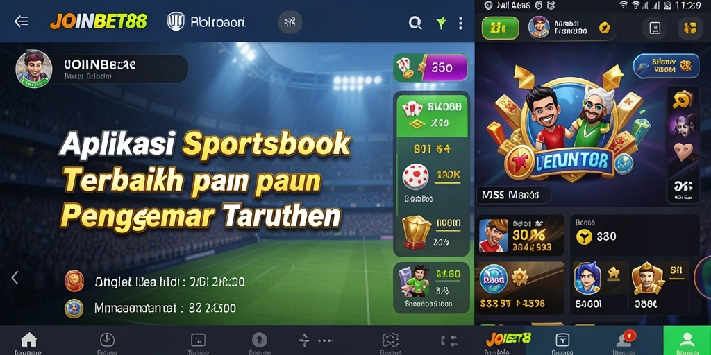 Tampilan gameplay menarik dari aplikasi Sportsbook JOINBET88.