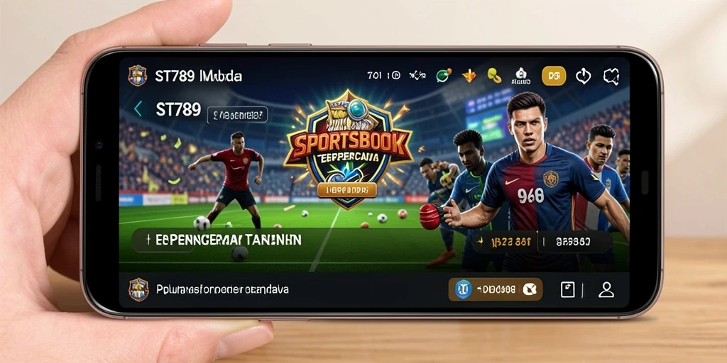 Tampilan permainan menarik dari aplikasi Sportsbook ST789.