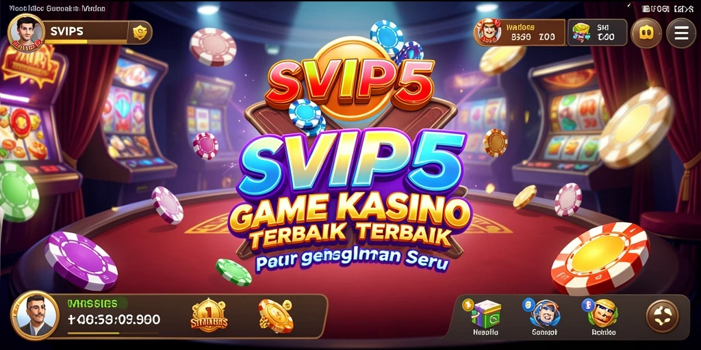 Tampilan gameplay menarik dari SVIP5 yang penuh warna dan dinamis.