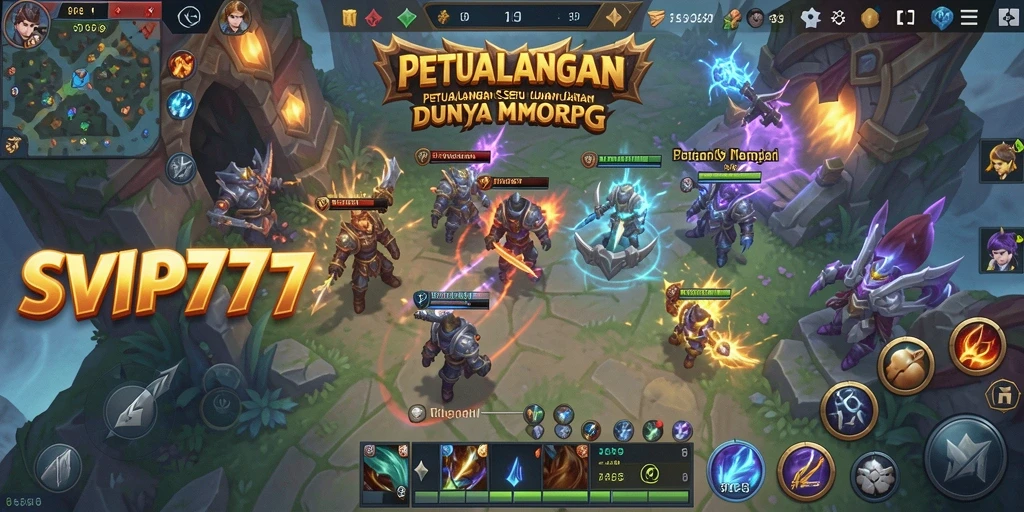 Tampilan gameplay MMORPG SVIP777 yang menarik dan mendebarkan.