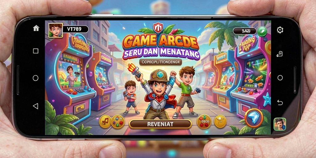 Tampilan gameplay VT789 yang seru dengan berbagai tantangan Arcade.
