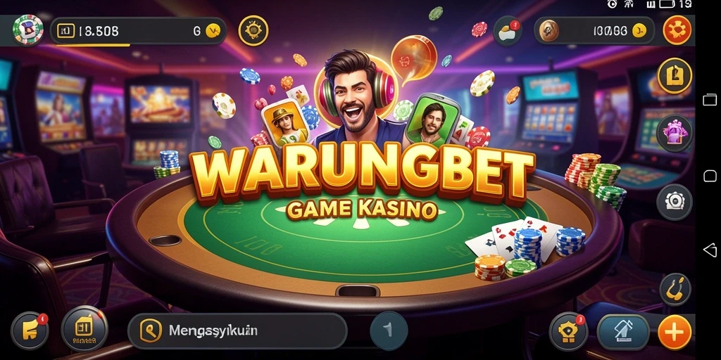 Tangkapan layar gameplay <strong>WARUNGBET</strong> menampilkan suasana kasino yang mengasyikkan dan interaktif.